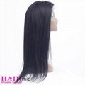 Long Silky Straight human hair Wigs Lace Front Peruvian Wig for Women 5