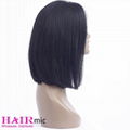 Silky Straight Lace Wigs 14inches BoB Human hair wig Factory wholesale price 1