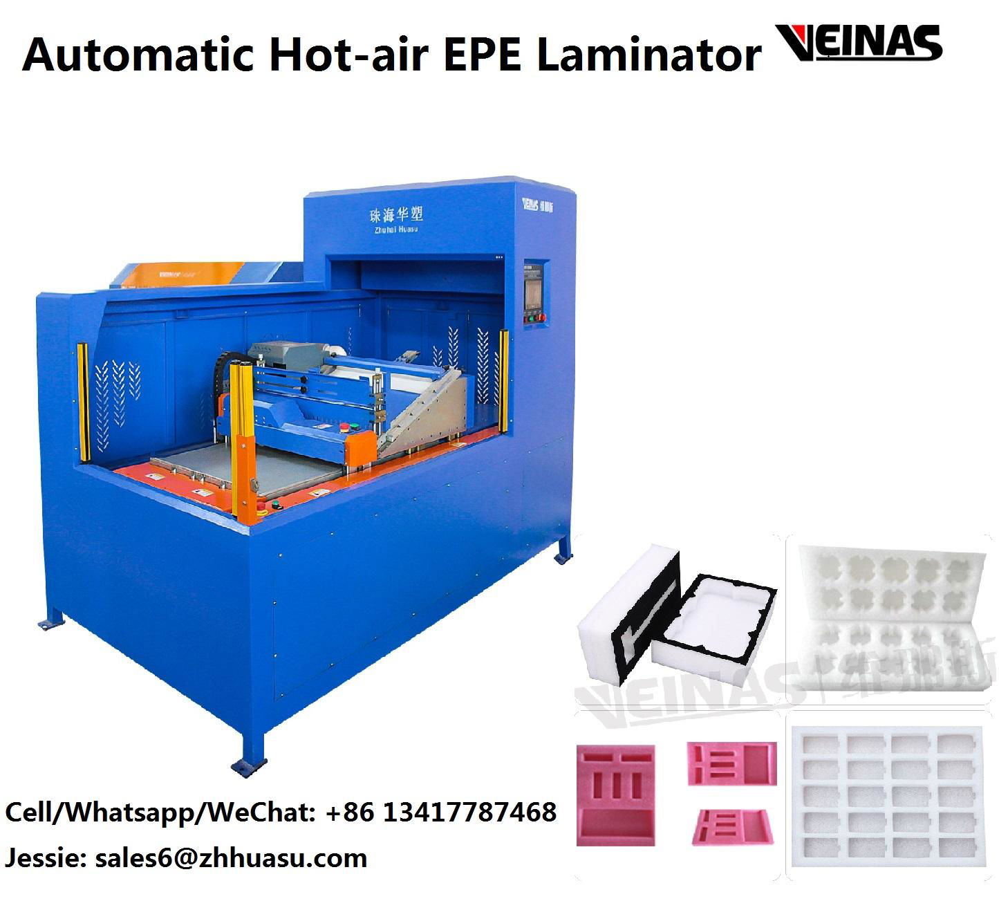 Automatic Hot-Air EPE Laminator EPE Foam Sheet Laminating Machine Lamination