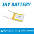 Smart meters 450mAh small size high capacity lithium ion polymer battery 3.7v 1