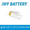 Smart meters 450mAh small size high capacity lithium ion polymer battery 3.7v 3