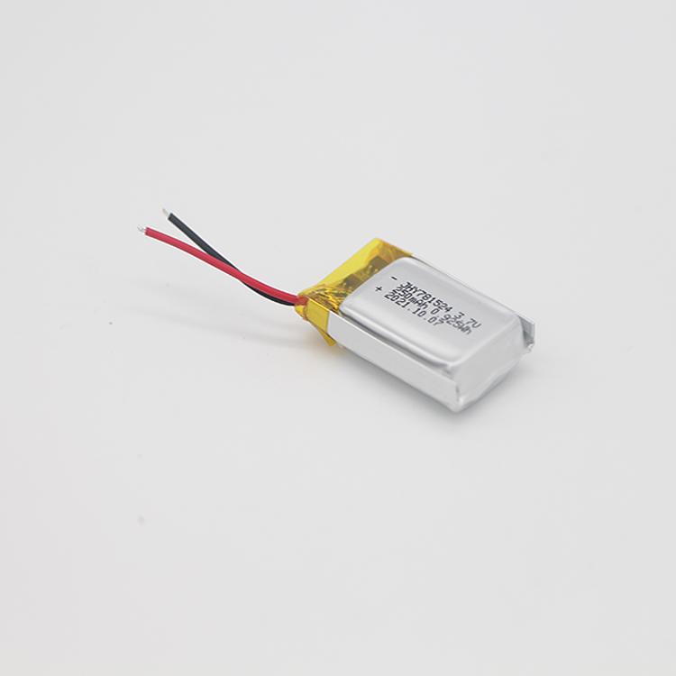 JHY prasmatic battery lipo 781523 3.7V 250mAh rechargeable lithium polymer batte