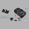 Manufacturer vibrator infrared electronic air pressure deep shiatsu airbag foot  3