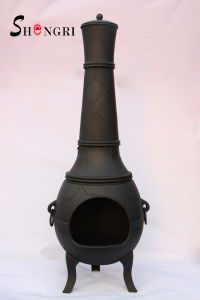 high quality cast iron chimenea garden antique crafted chiminea