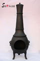 high quality cast iron chimenea garden antique crafted chiminea