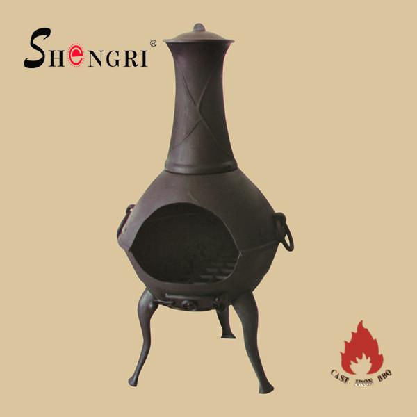 garden antique crafted chiminea or BBQ grill