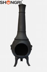 High Quality Cast Iron Chimenea Garden Antique Chiminea