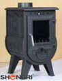 Modern Fireplace Cast Iron Wood Burning Stove  1