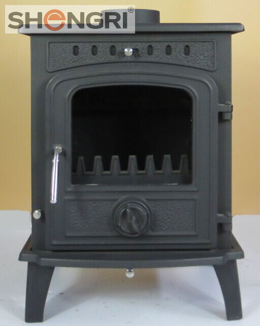 Traditional Cast Iron Wood Burning Stove Indoor