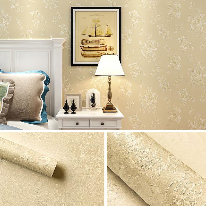 Luxury decorative sticker modern room self adhesive pvc wall paper for home 4