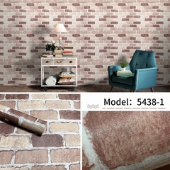 Factory hot sale Stick and peel self-adhesive wallpaper 