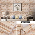 Brick patter PVC 3D waterproof decor