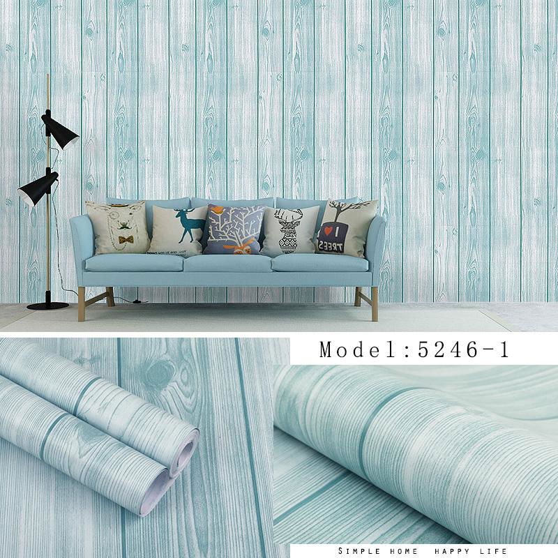 Wholesale high quality striped waterproof self-adhesive  wallpaper 2