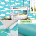 Cute cartoon printing self adhesive wallpaper for children 2