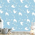 Cute cartoon printing self adhesive wallpaper for children 4