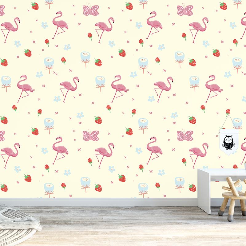 Cute cartoon printing self adhesive wallpaper for children 5