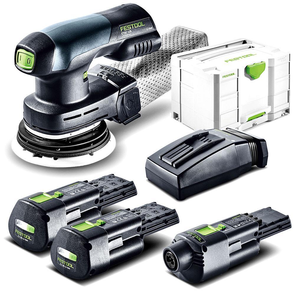 Festool ETSC 125 Li 3.1 I-Set (575718) 18V 3.1Ah Li-ion Cordless Brushless Bluet