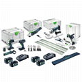 Festool F28729 18V 5.2Ah Li-ion Cordless Renovators Starter 5pce Combo Kit