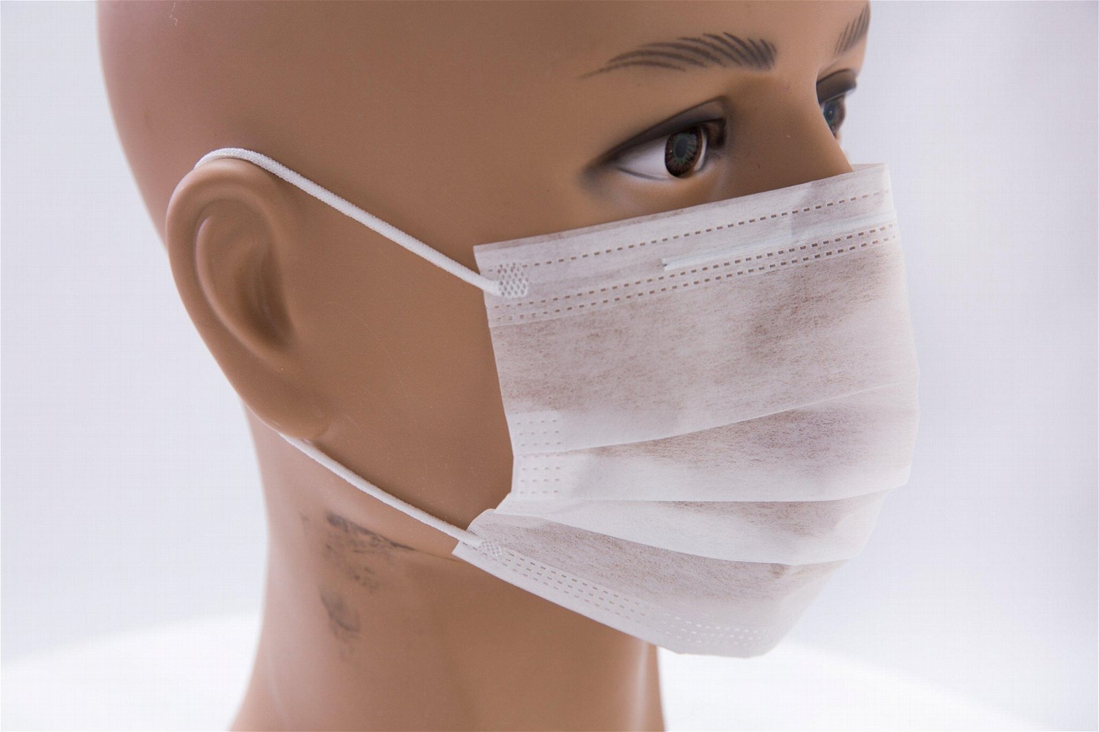 factory supply Disposable Nonwoven 3ply Face Mask with Tie on 2
