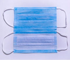 Medical Disposable Nonwoven 3ply Face Mask Bfe 95%  dust mask