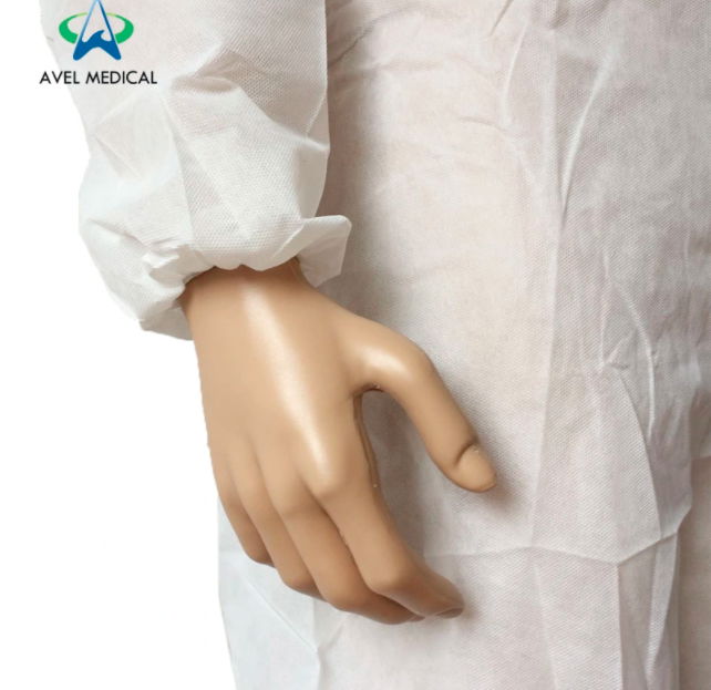 Disposable Nonwoven PP Microporous Protective Clothing Coverall/Disposable Cover 5