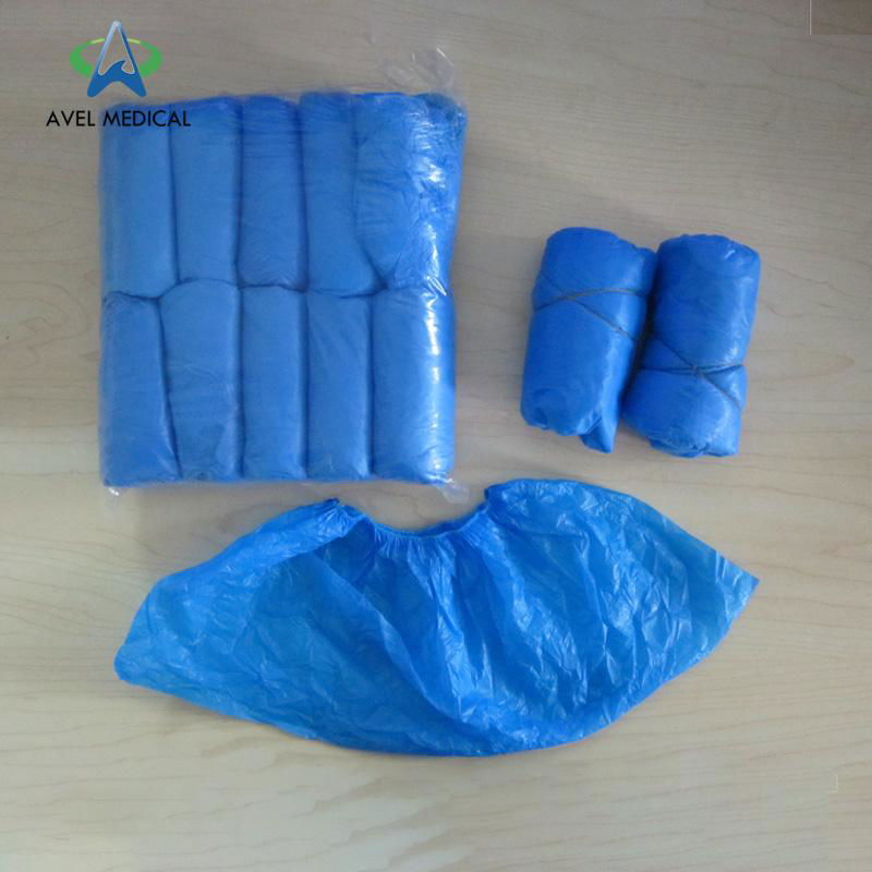 Disposable Blue Waterproof Rain Boot/Shoe Covers, Rain Cover for Shoes 4