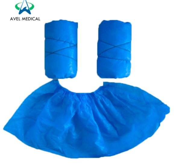 Blue Shoe nonwoven Plastic Overshoe Carpet Cleaning Disposable Shoe Covers