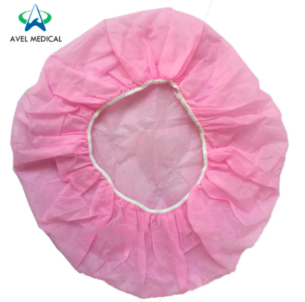 Hand Made Polypropylene PP Cap Nonwoven Round Cap bouffant cap 2