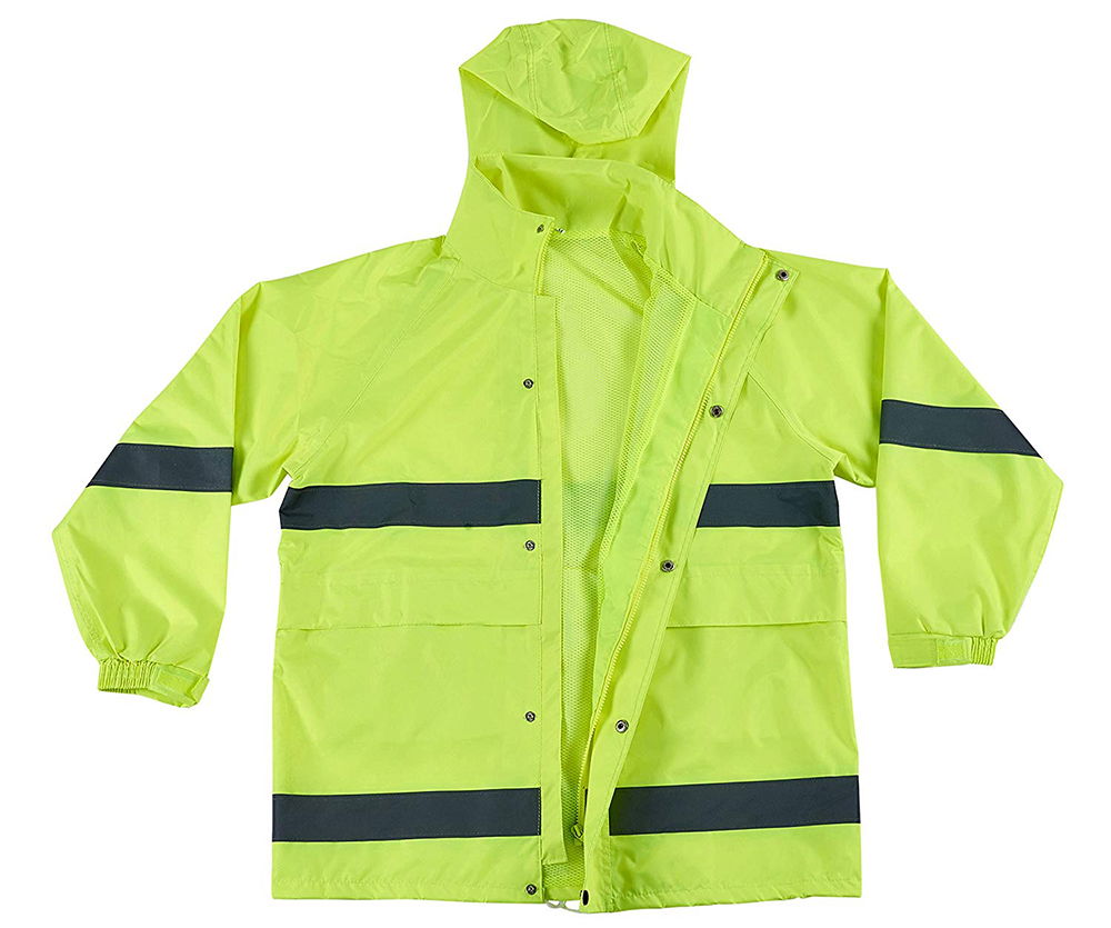 En20471 Hi-Vis Reflective Industry Waterproof Raincoat Rain Suit 5