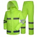 En20471 Hi-Vis Reflective Industry Waterproof Raincoat Rain Suit 3