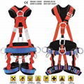  Industry Dielectric Fall Protection Roofing Full Body Safety Harness 1