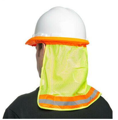 UV Resistant Cooling Safety Helmet Hard Hat Neck Shade Sun Shield Nape Protector 3