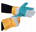 Oil&Gas Oilfield Petroleum Industry Cowhide Cow Leather Welding Safety Gloves