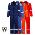 CE Approved Hi-Vis Industry Flame Retardant Fire Resistant Coveralls 2