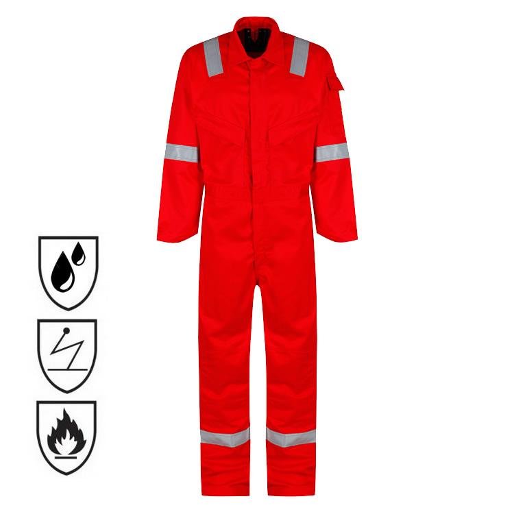 CE Approved Hi-Vis Industry Flame Retardant Fire Resistant Coveralls 5