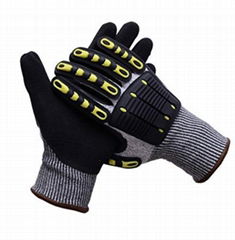 Oilfield Oil&Gas Petroleum Industrial Use TPR Cut Resistance Gloves