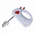 7 speeds 100W electric hand mixer egg beater dough hook 3