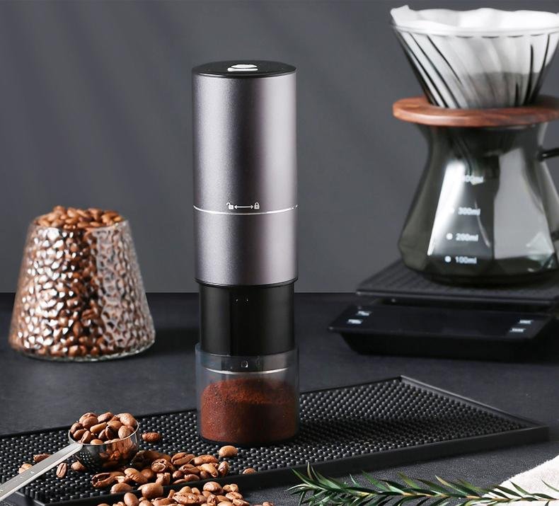 Portable electric coffee bean grinder 2