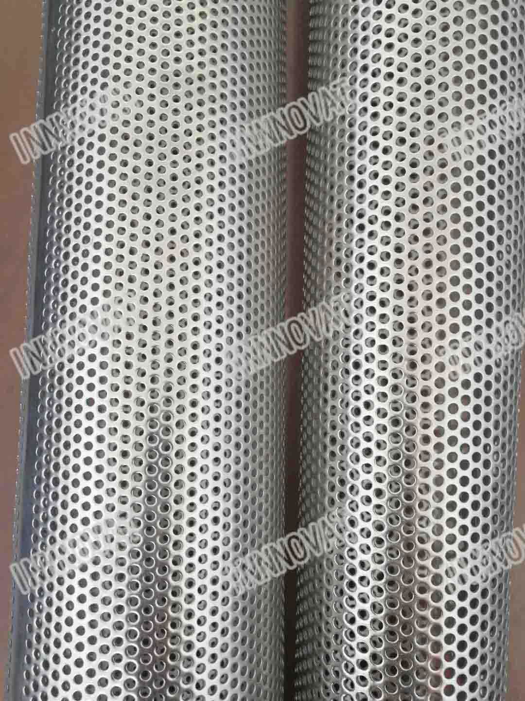Perforated metal tube filter/perforated cylinder filter
