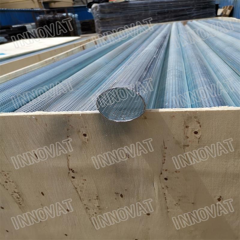 Best price spiral welded perforated metal mesh tubes