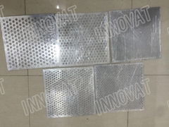 Round Hole Perforated Stainless Steel 304 Plate Length 1m Perforated Mesh Sheet