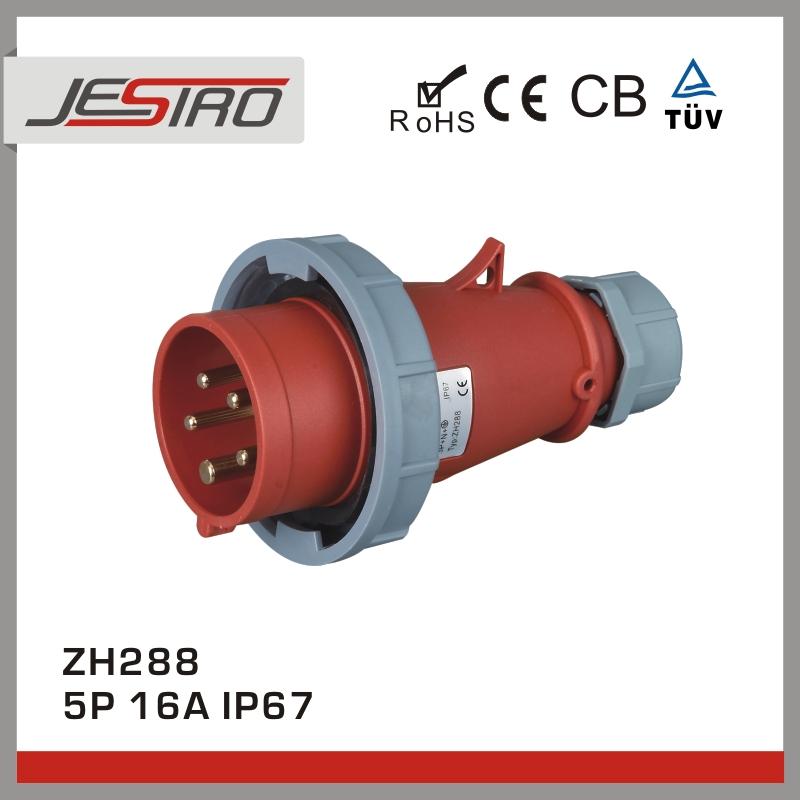 wholesale 3P+E+N Industrial Male Reefer Container Plug ZH288 JESIRO (China Manufacturer