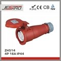 China Liushi factory red industrial standard grounding connector ZH514