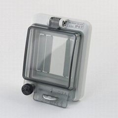 Manufacture 03A IP67 circuit breaker transparent contact protection window hood
