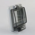 Manufacture 03A IP67 circuit breaker transparent contact protection window hood