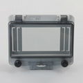 Hot Sell Grey IP67 6 Way Waterproof Transparent Protective Window Hood Cover