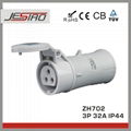 JESIRO Classic ZH702 Industrial Electrical Low Voltage Connector 32A 12h 1