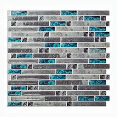 3D Peel and stick wall tiles 