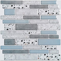 3D Peel and stick wall tiles