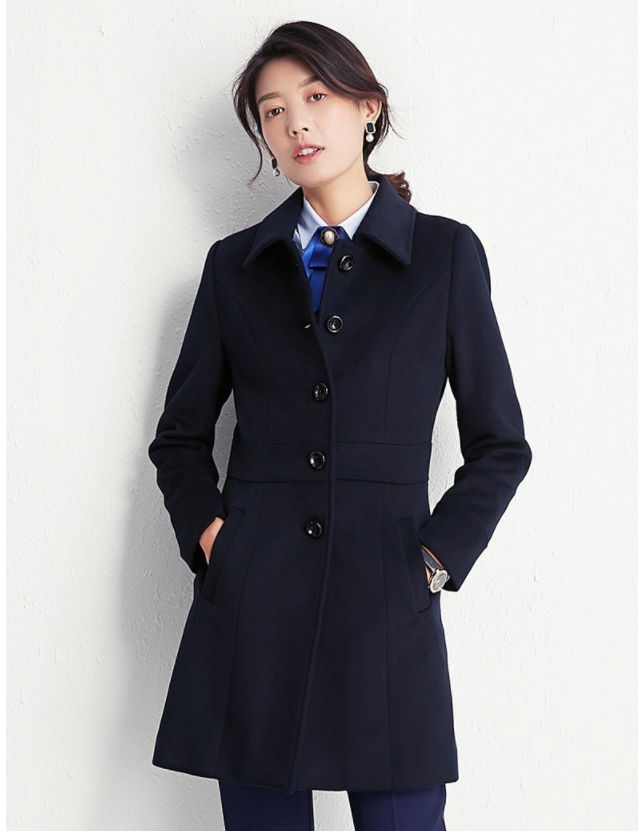 2021 customized warm wool coat, medium length wool coat 3